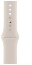 Apple Watch Series 9 [GPS, 45mm] - Starlight Aluminum Case with Starlight Sport Band, S/M (Renewed)
