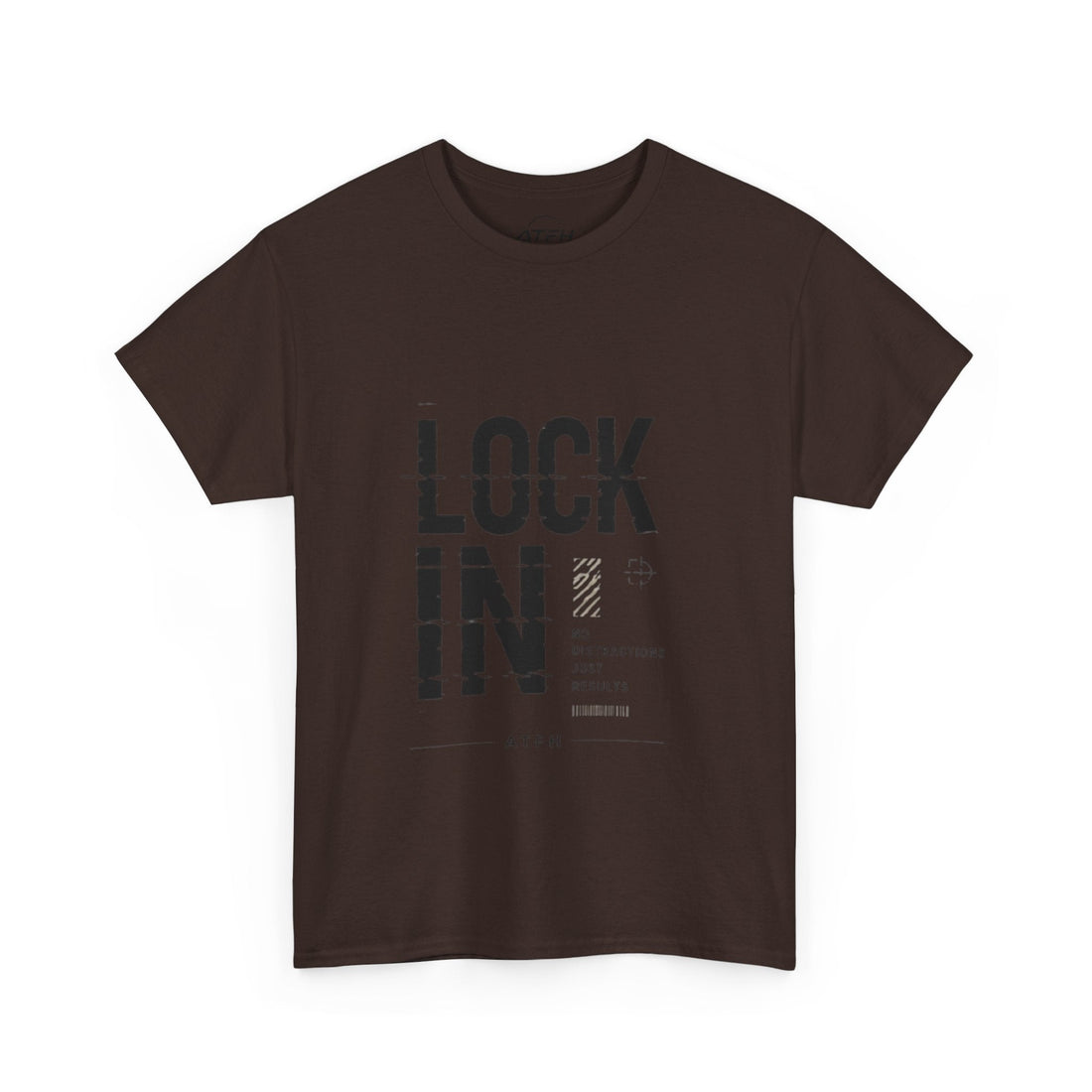 Lock In Tee — Minimalist Motivational Graphic T-Shirt Printify