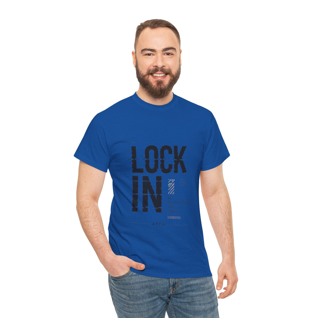 Lock In Tee — Minimalist Motivational Graphic T-Shirt Printify