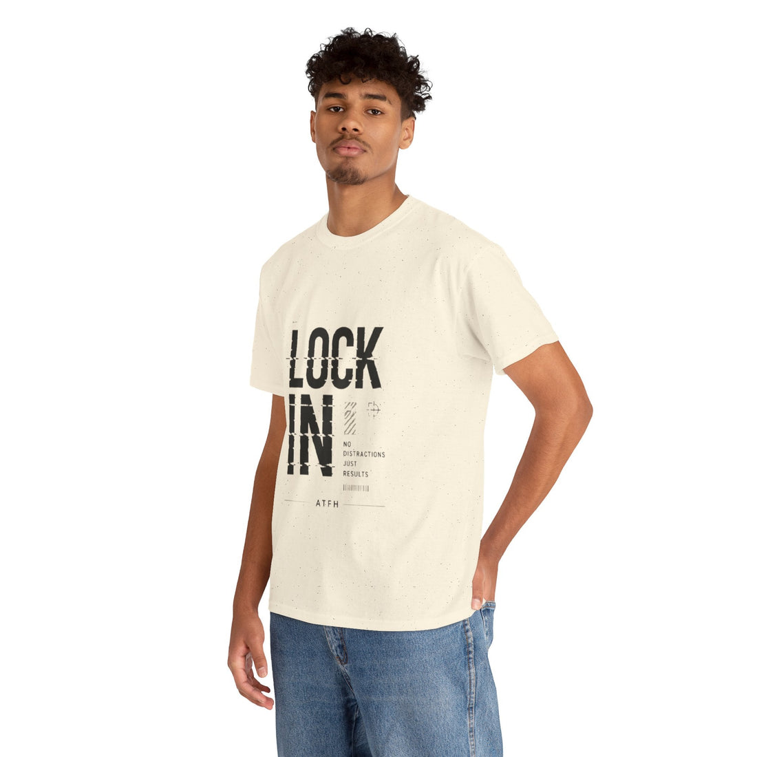Lock In Tee — Minimalist Motivational Graphic T-Shirt Printify