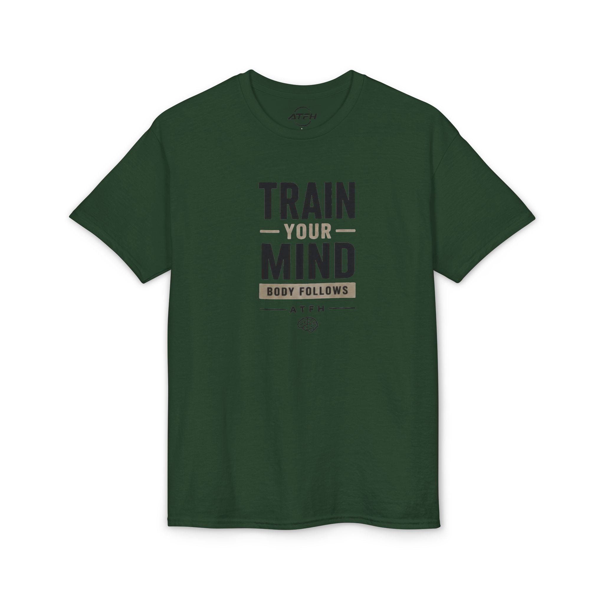 Train Your Mind T-Shirt — Motivational Fitness Tee Printify