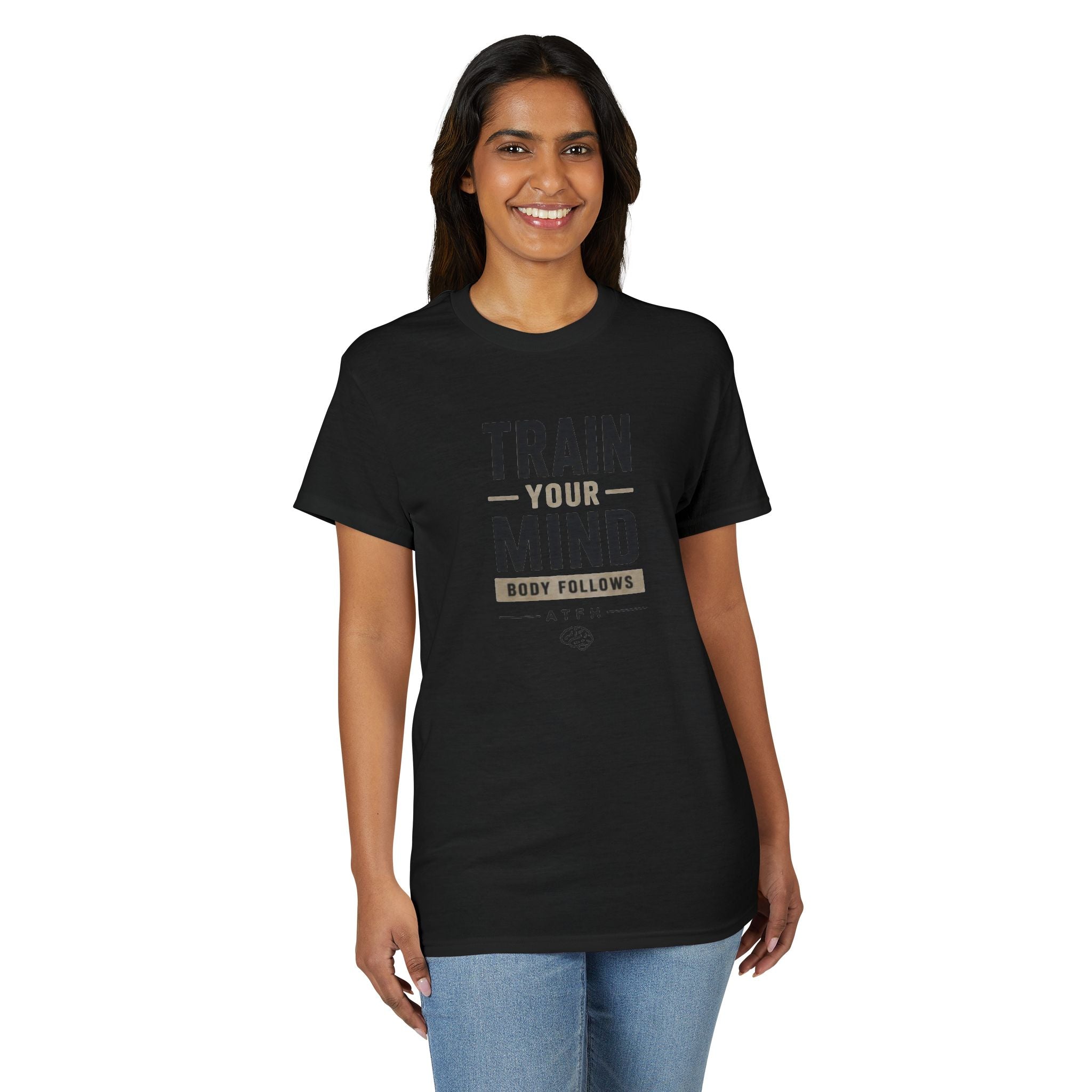 Train Your Mind T-Shirt — Motivational Fitness Tee Printify