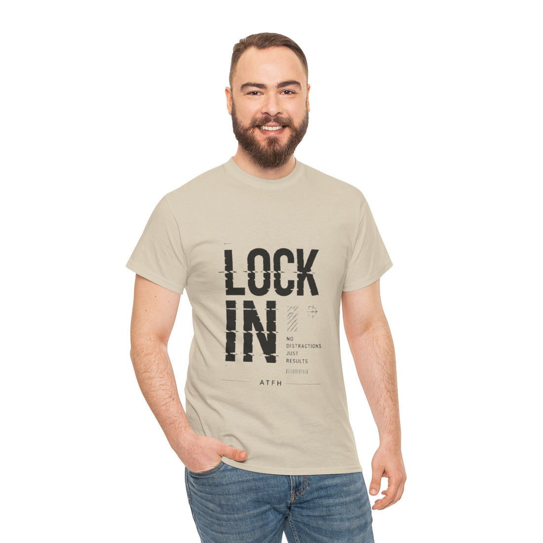 Lock In Tee — Minimalist Motivational Graphic T-Shirt Printify