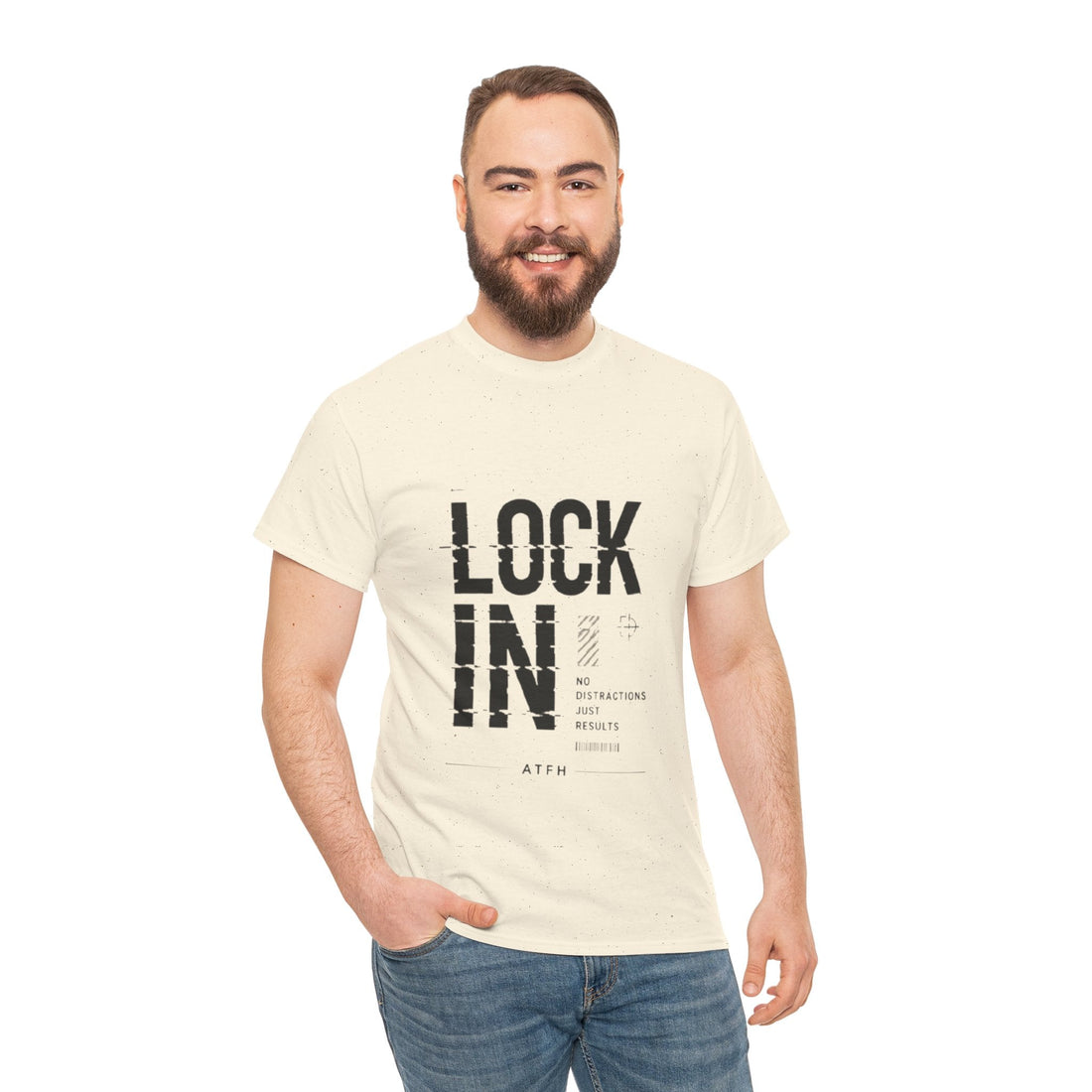 Lock In Tee — Minimalist Motivational Graphic T-Shirt Printify