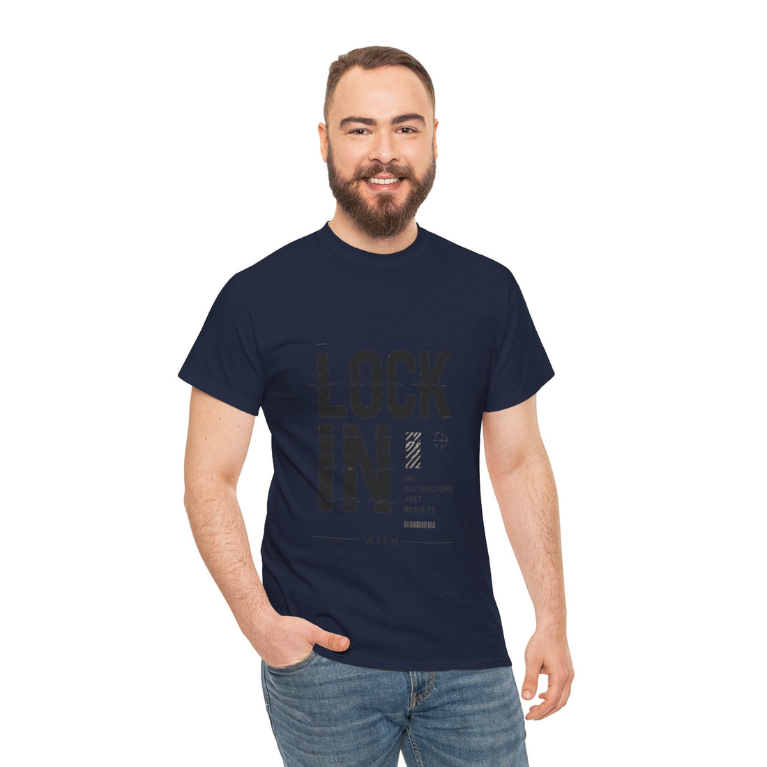 Lock In Tee — Minimalist Motivational Graphic T-Shirt Printify