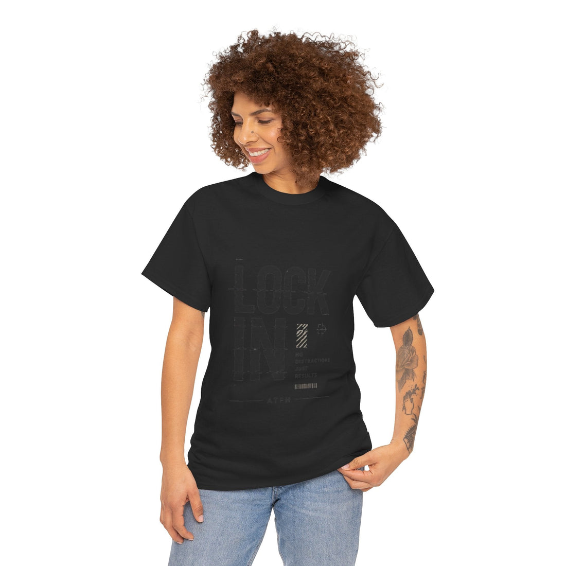 Lock In Tee — Minimalist Motivational Graphic T-Shirt Printify