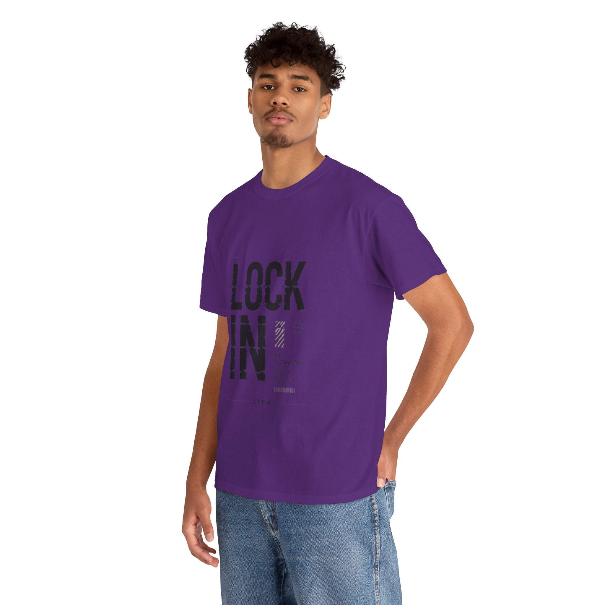 Lock In Tee — Minimalist Motivational Graphic T-Shirt Printify