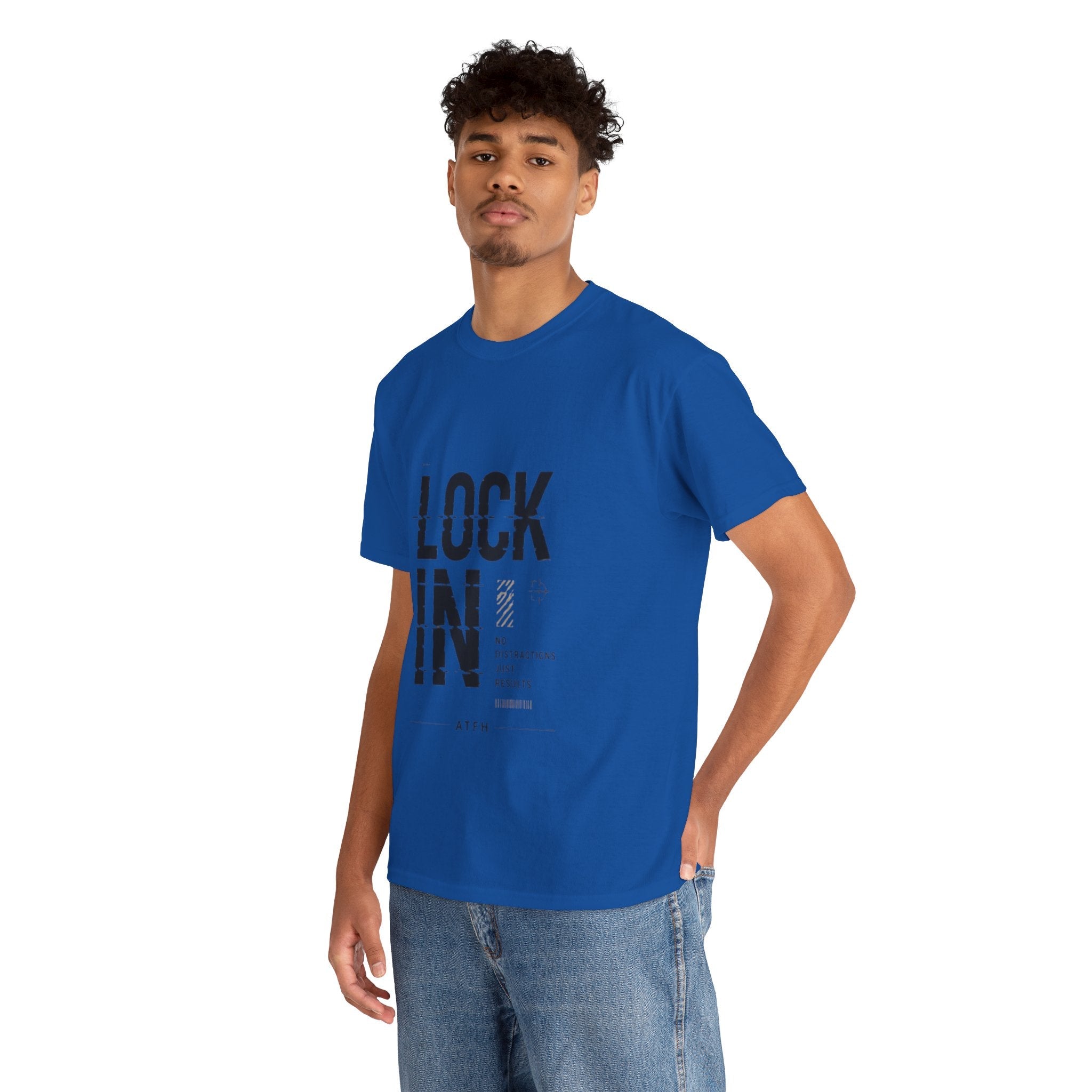Lock In Tee — Minimalist Motivational Graphic T-Shirt Printify
