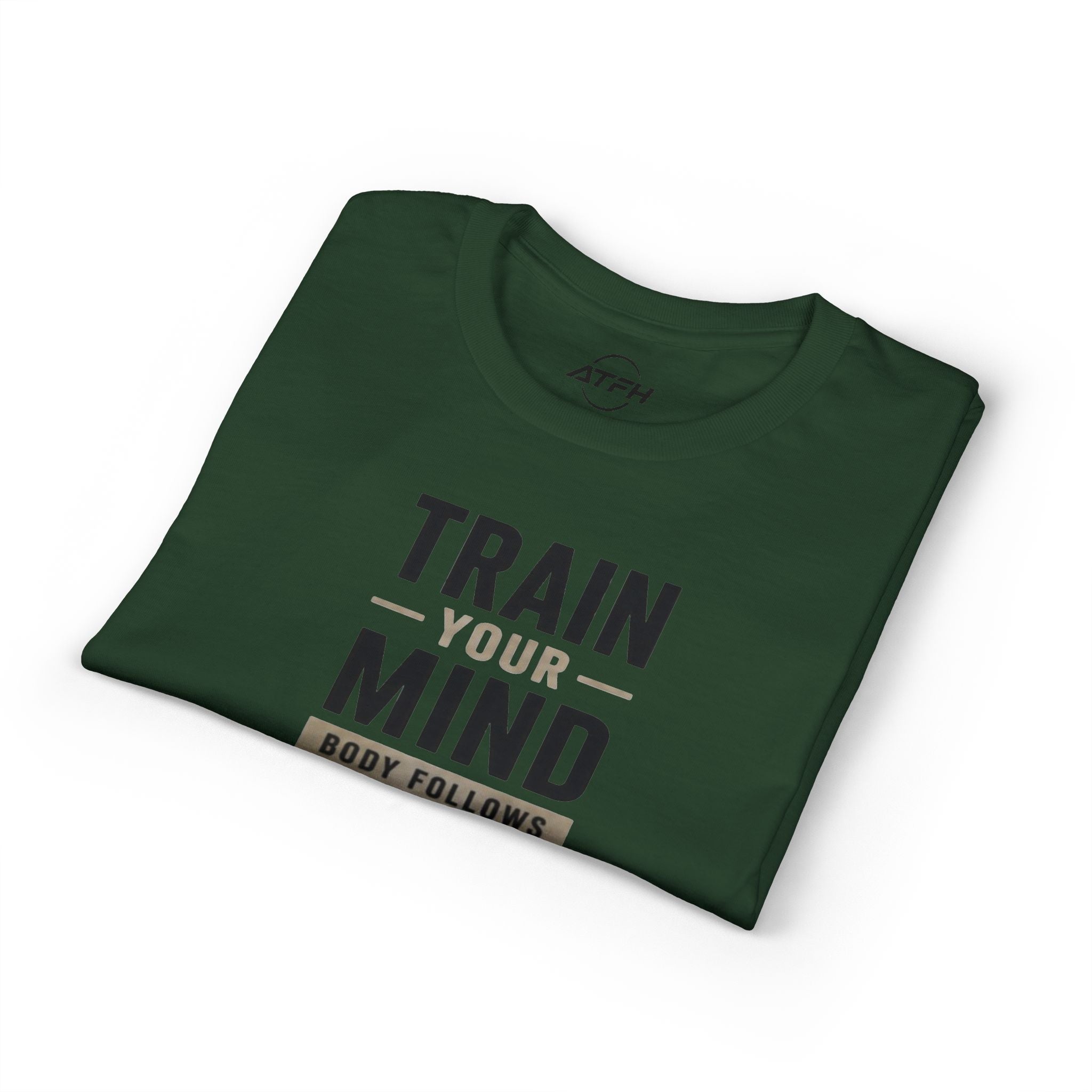 Train Your Mind T-Shirt — Motivational Fitness Tee Printify