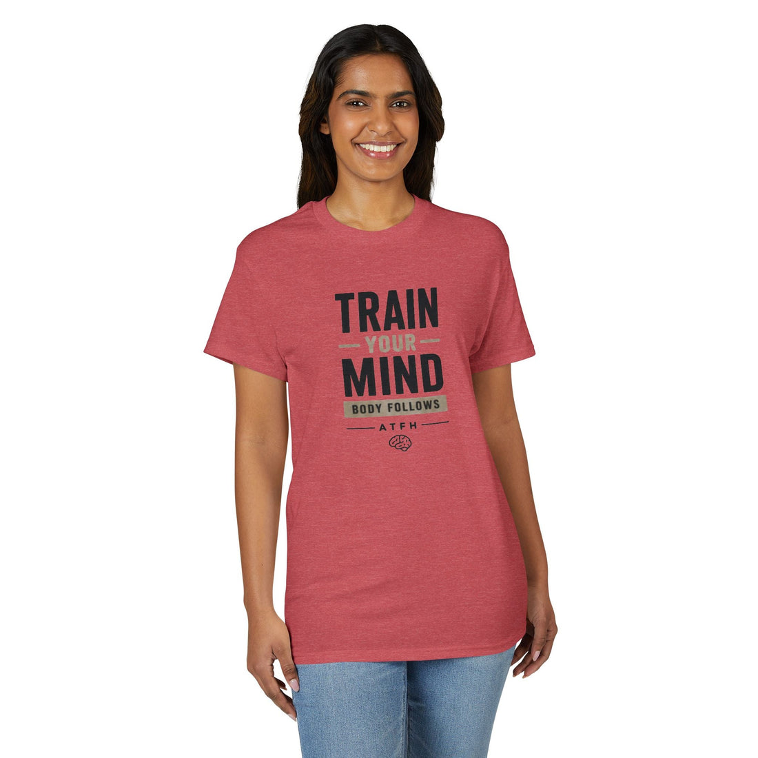 Train Your Mind T-Shirt — Motivational Fitness Tee Printify