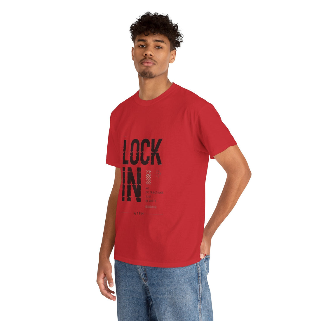 Lock In Tee — Minimalist Motivational Graphic T-Shirt Printify