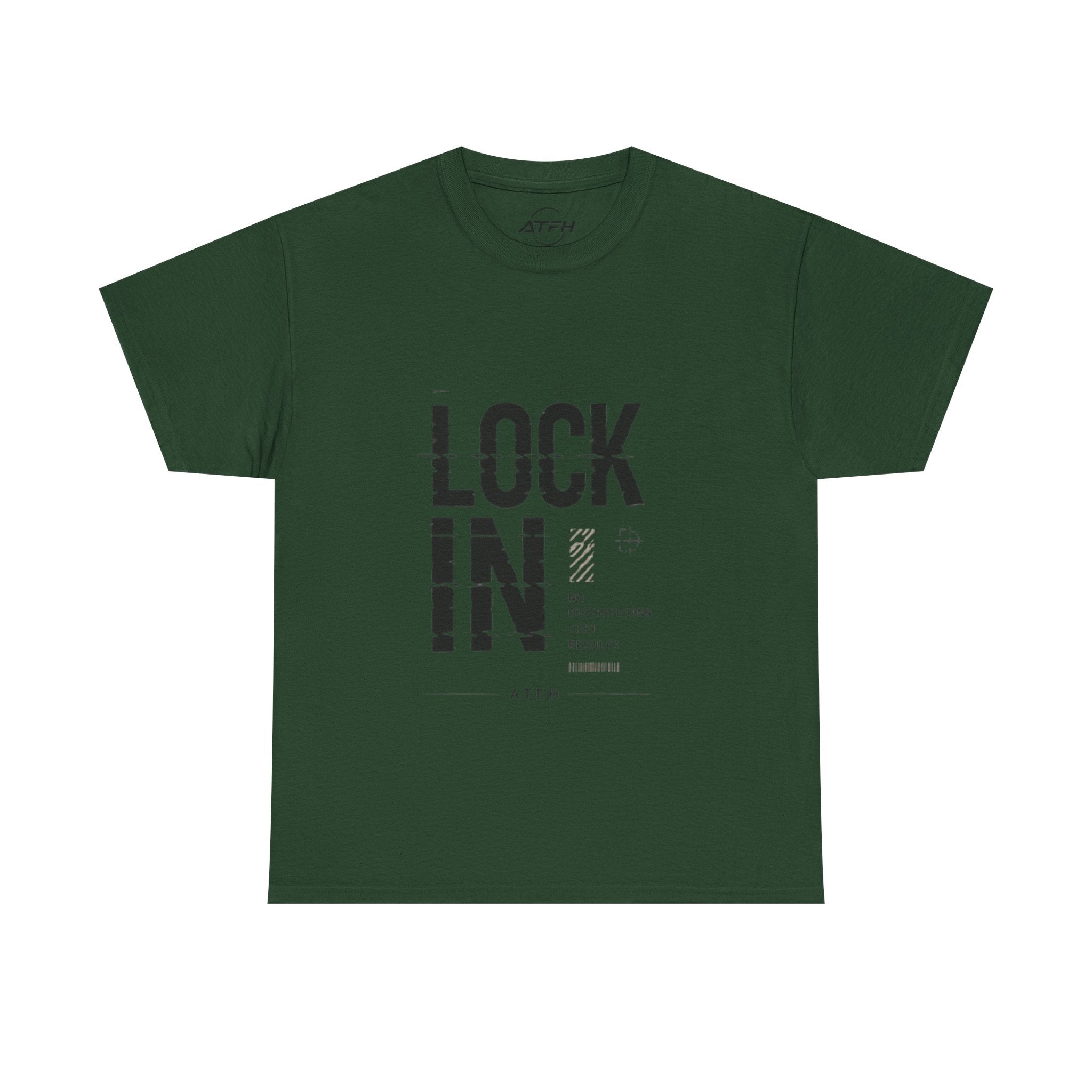 Lock In Tee — Minimalist Motivational Graphic T-Shirt Printify