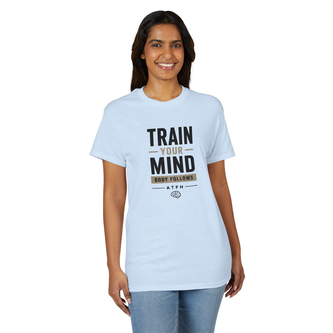 Train Your Mind T-Shirt — Motivational Fitness Tee Printify