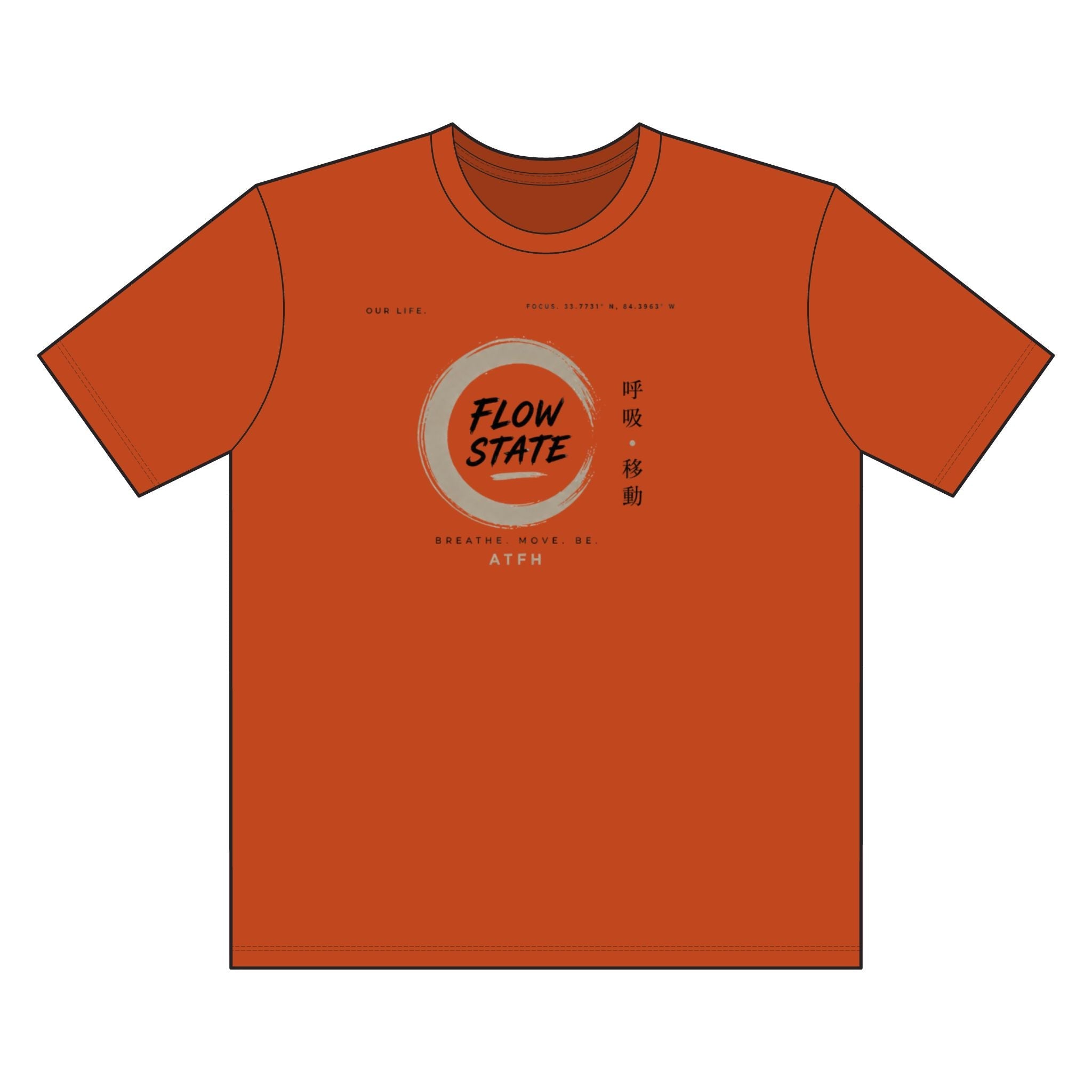 Flow State Tee — Minimal Zen Graphic T-Shirt Printify