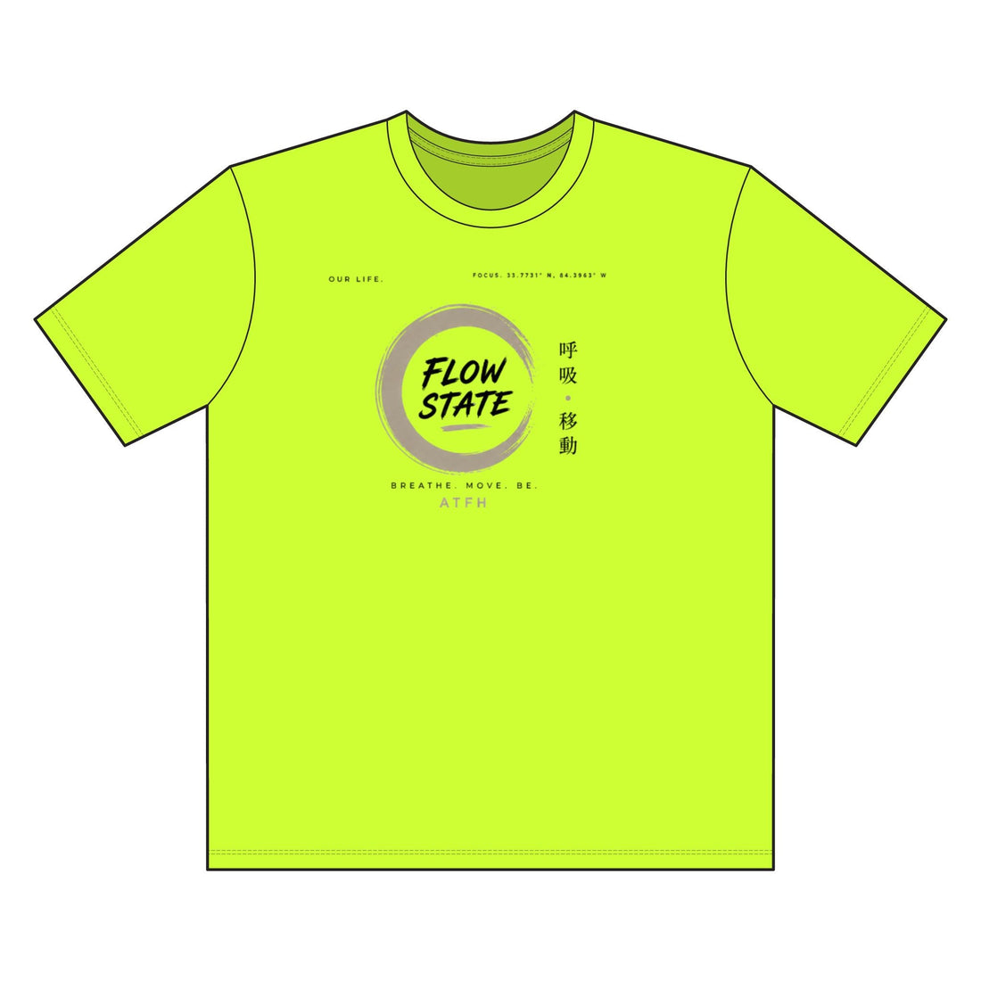 Flow State Tee — Minimal Zen Graphic T-Shirt Printify