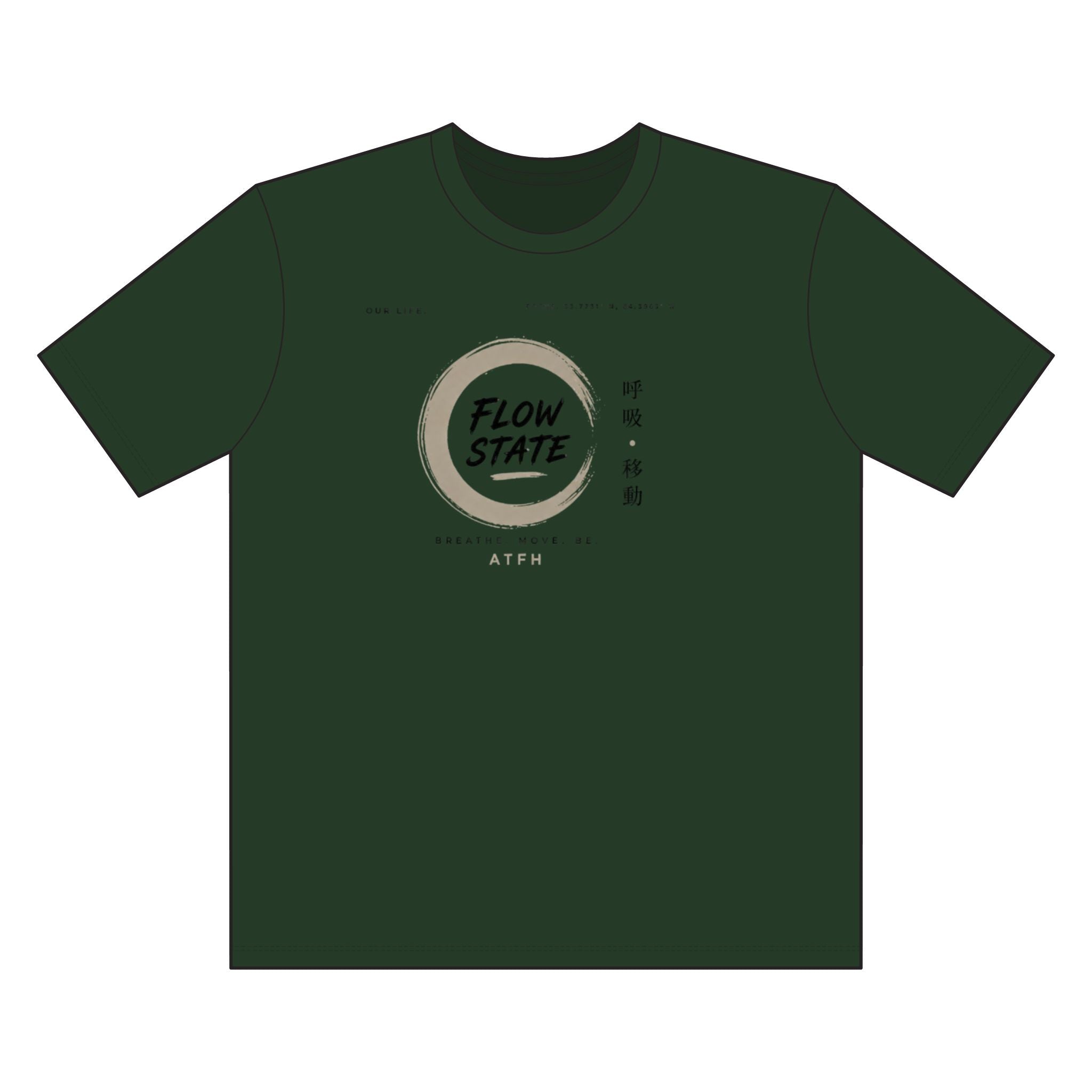 Flow State Tee — Minimal Zen Graphic T-Shirt Printify