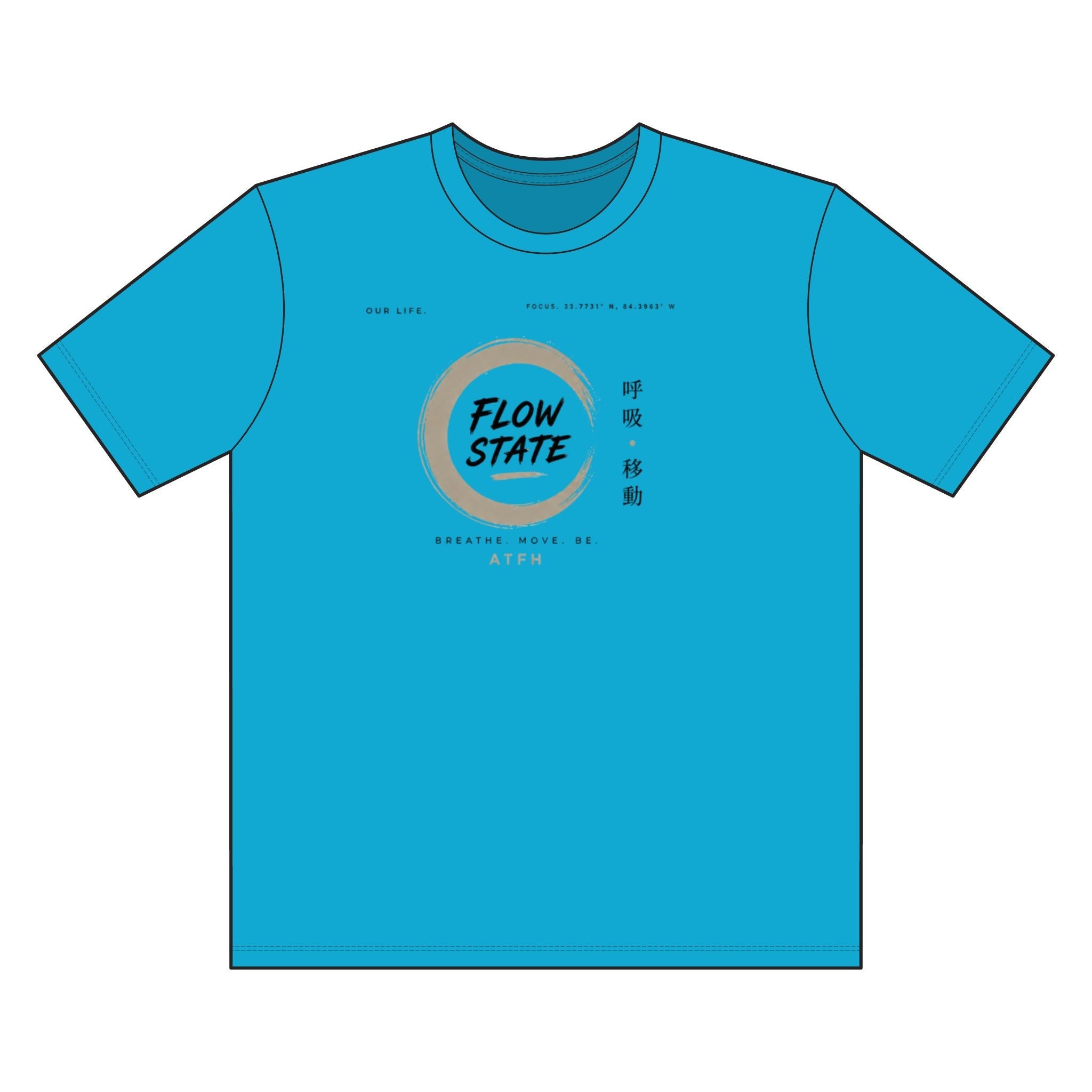 Flow State Tee — Minimal Zen Graphic T-Shirt Printify