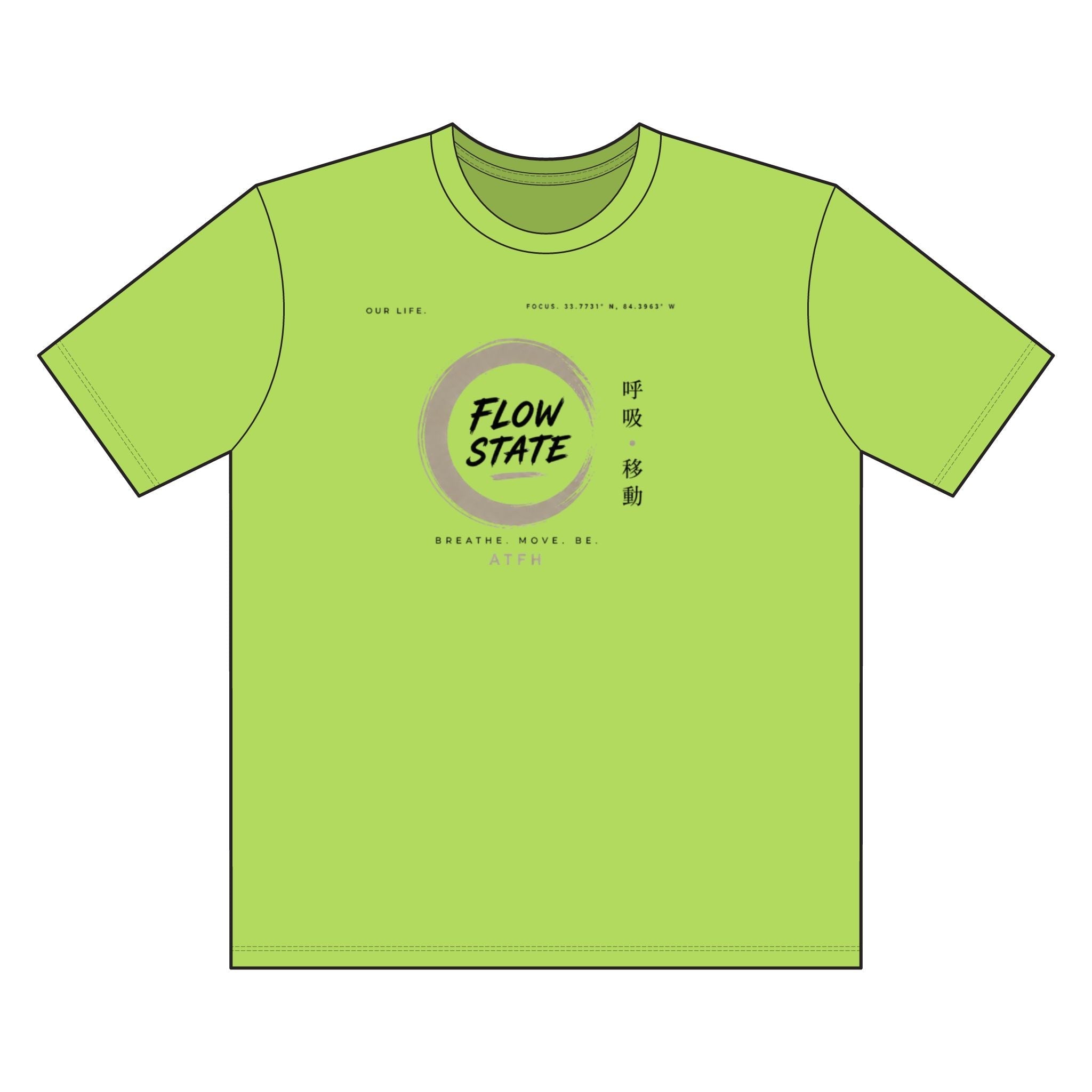Flow State Tee — Minimal Zen Graphic T-Shirt Printify