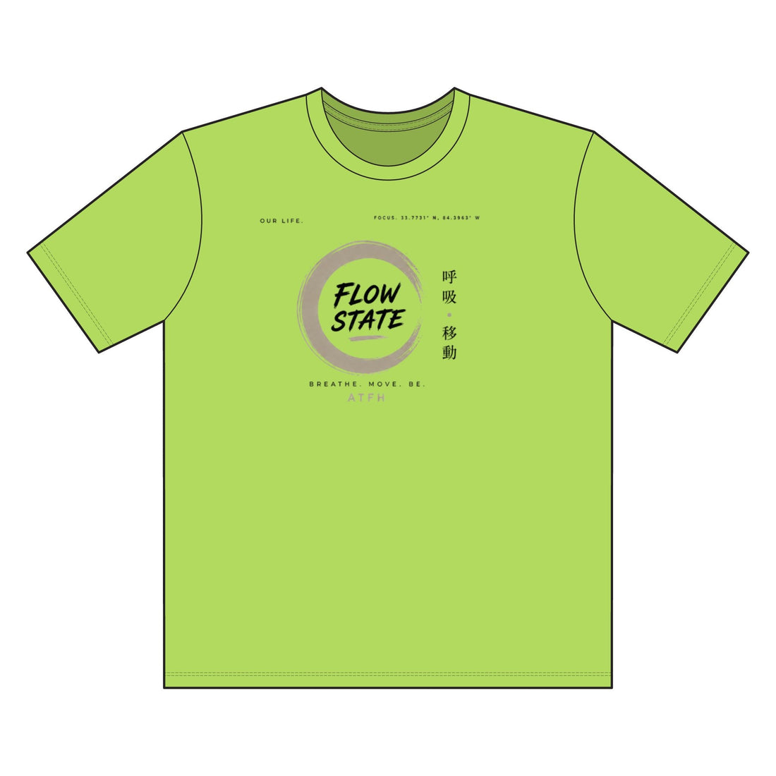 Flow State Tee — Minimal Zen Graphic T-Shirt Printify
