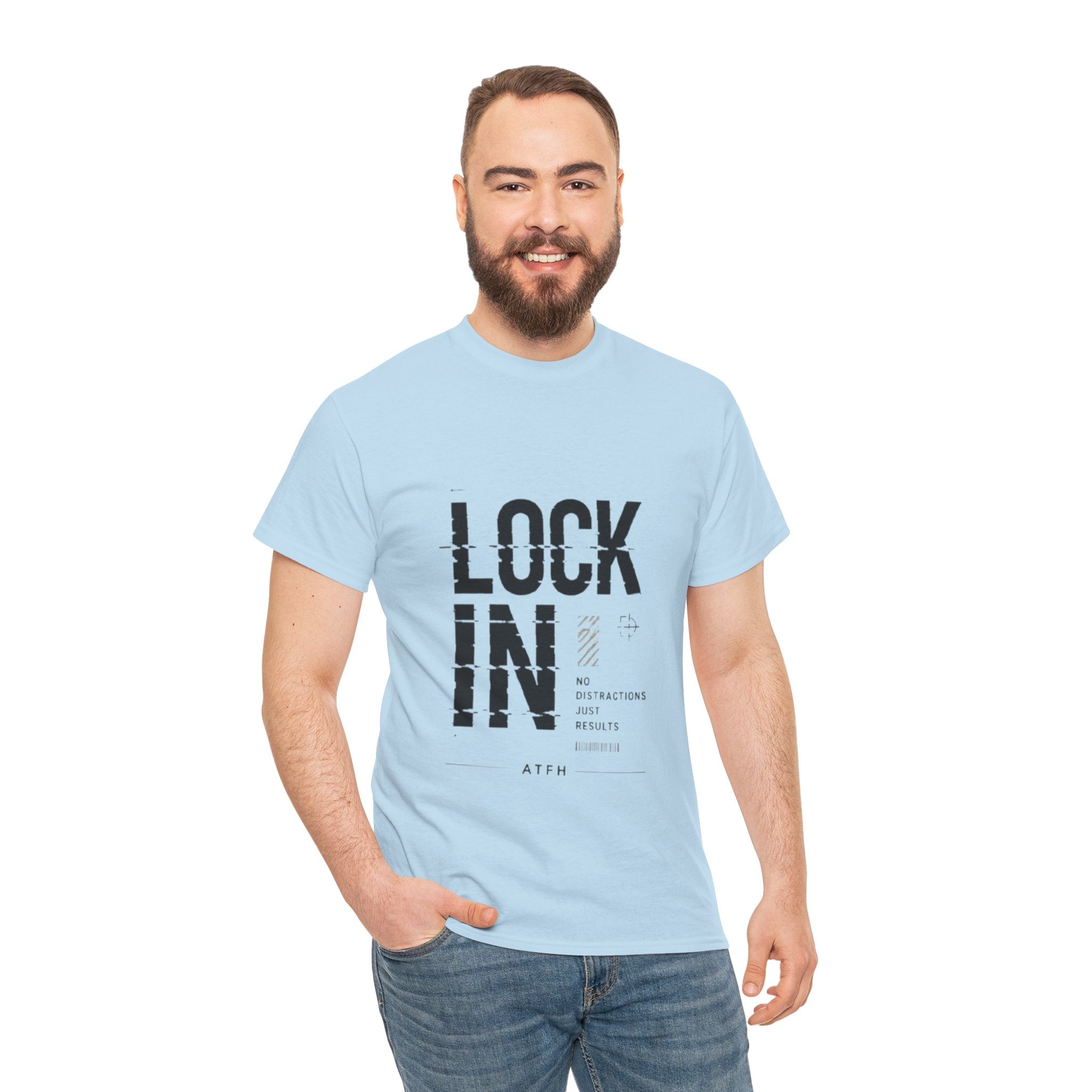 Lock In Tee — Minimalist Motivational Graphic T-Shirt Printify