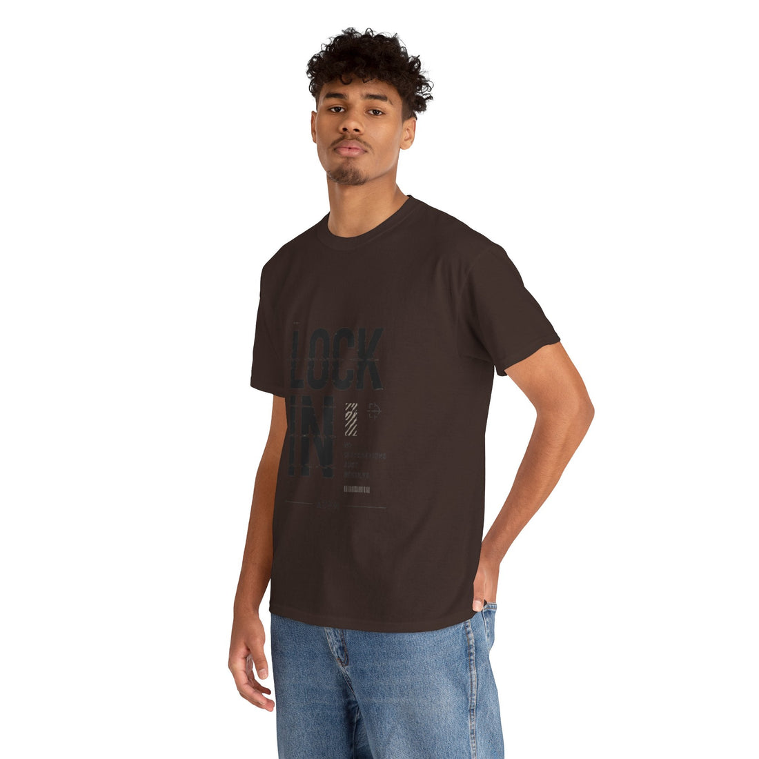 Lock In Tee — Minimalist Motivational Graphic T-Shirt Printify
