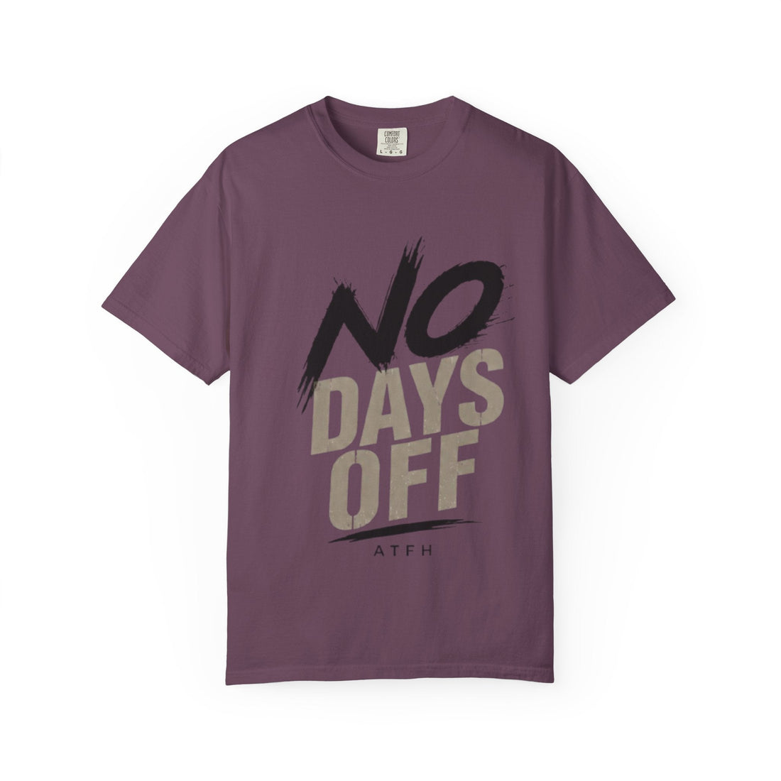 No Days Off T-Shirt — Motivational Fitness Tee for Workout & Training Printify