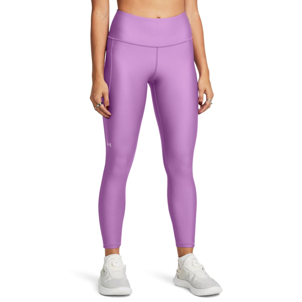 Under Armour Women's HeatGear Armour High Waisted Ankle No-Slip Leggings