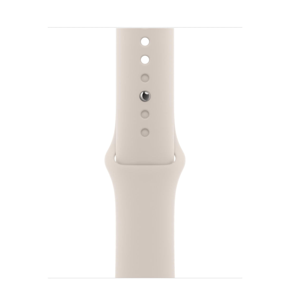 Apple Watch Series 7 (GPS, 41mm) Starlight Aluminum Case with Starlight Sport Band, Regular (Renewed)