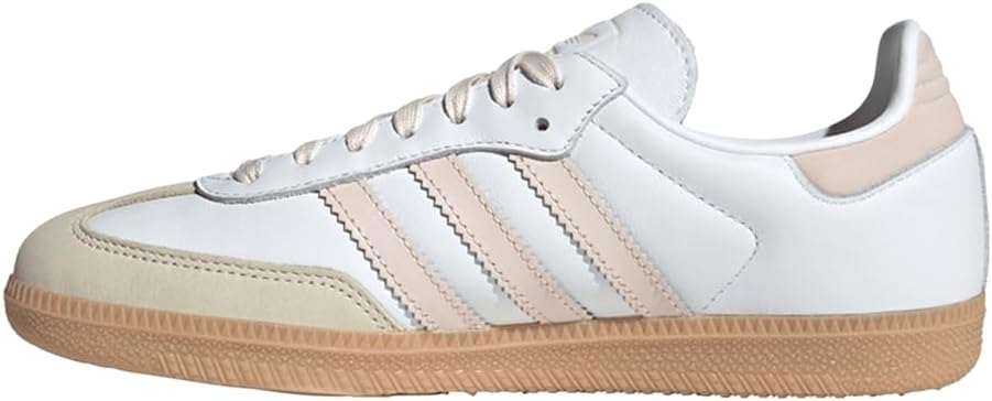 adidas Womens Samba Og Lace Up Sneakers Shoes Casual - White