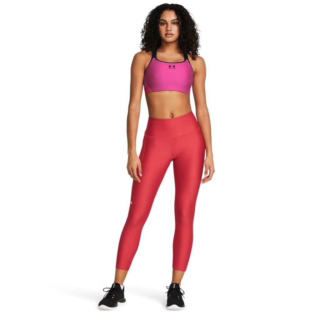 Under Armour Women's HeatGear Armour High Waisted Ankle No-Slip Leggings