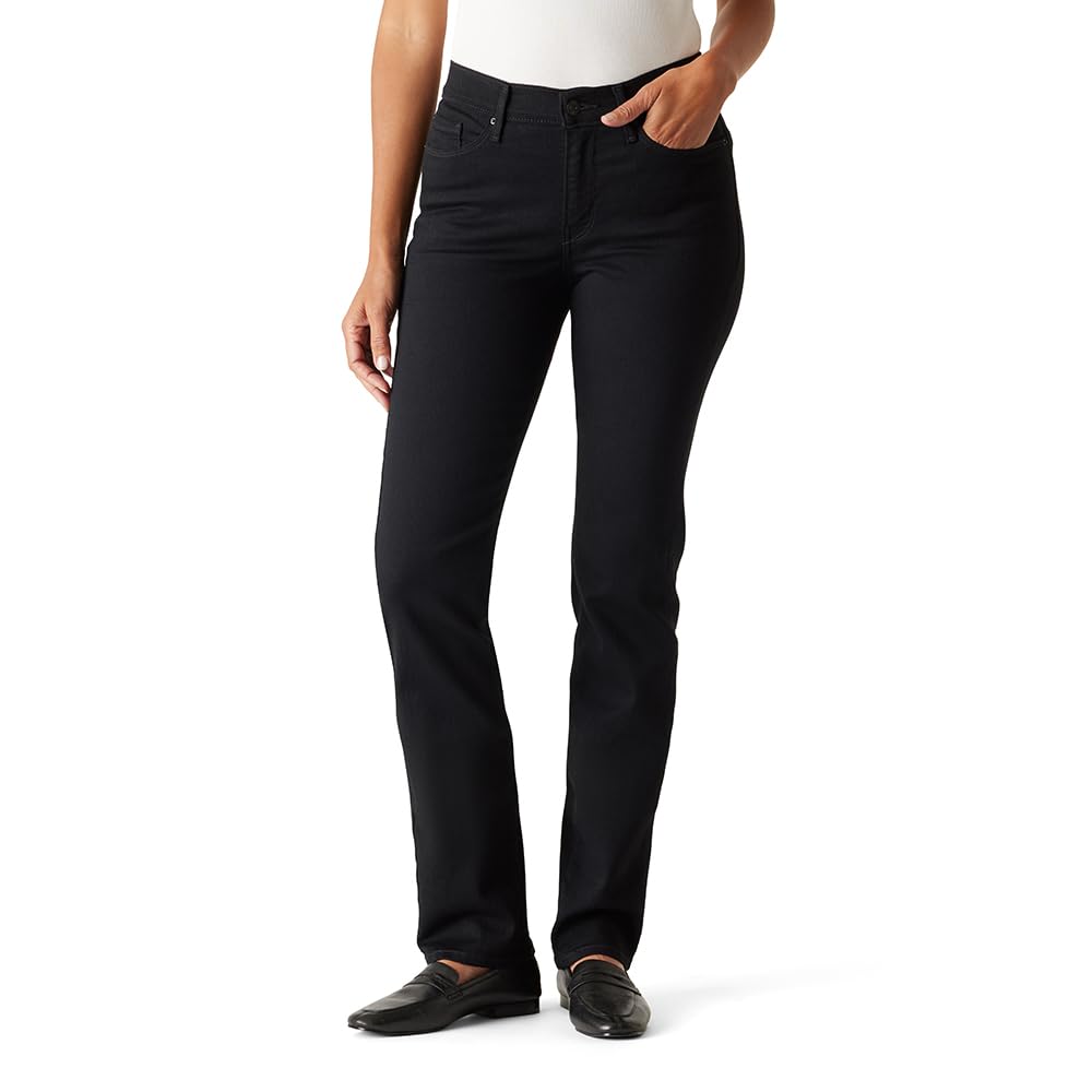Levi Strauss Signature Gold Women's 03 Essential Mid-Rise Straight Jeans (Also Available in Plus)