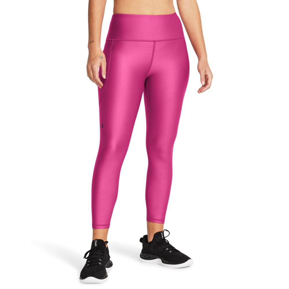 Under Armour Women's HeatGear Armour High Waisted Ankle No-Slip Leggings