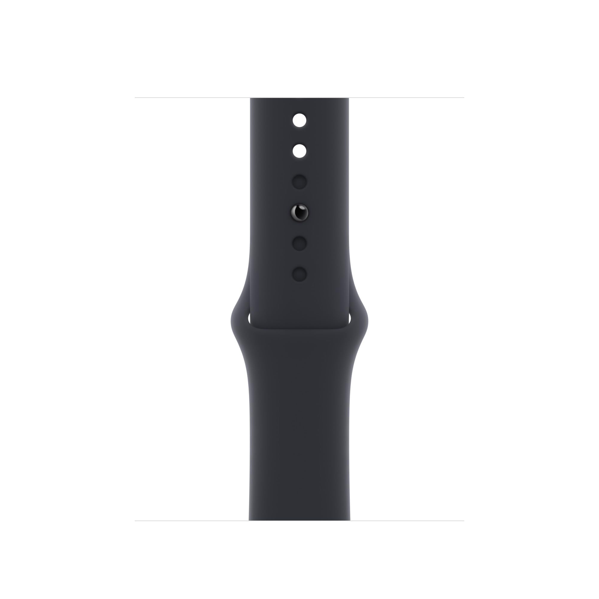 Apple Watch Series 8 [GPS, 45mm] - Midnight Aluminum Case with Midnight Sport Band, M/L (Renewed)