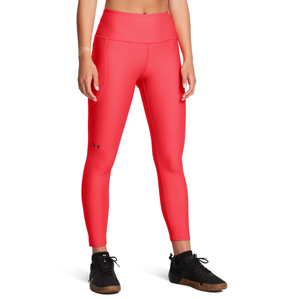 Under Armour Women's HeatGear Armour High Waisted Ankle No-Slip Leggings