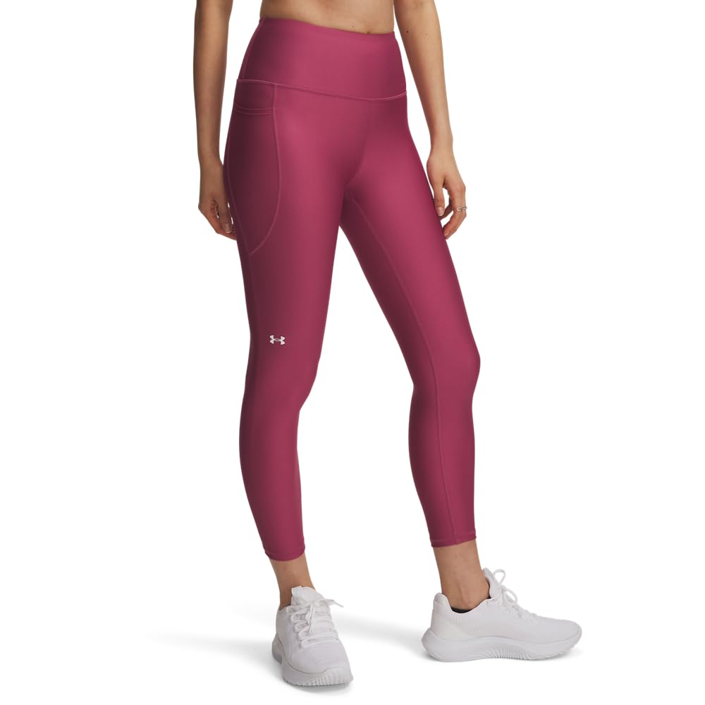 Under Armour Women's HeatGear Armour High Waisted Ankle No-Slip Leggings