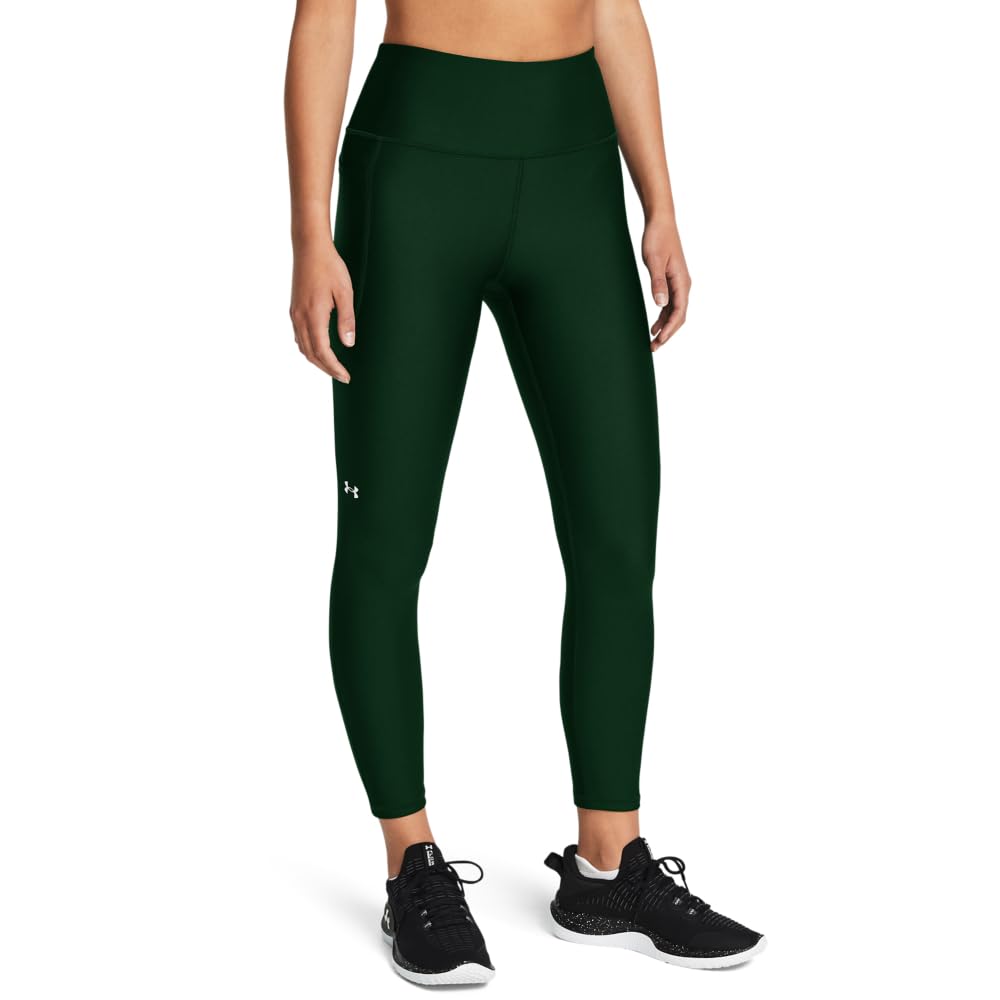Under Armour Women's HeatGear Armour High Waisted Ankle No-Slip Leggings