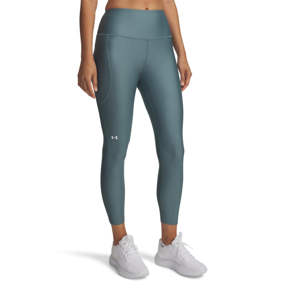Under Armour Women's HeatGear Armour High Waisted Ankle No-Slip Leggings