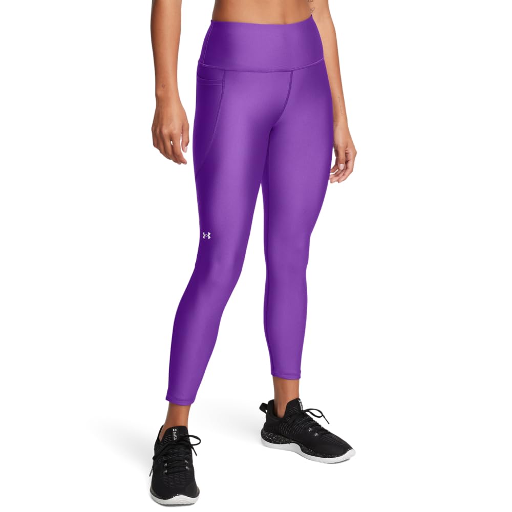 Under Armour Women's HeatGear Armour High Waisted Ankle No-Slip Leggings