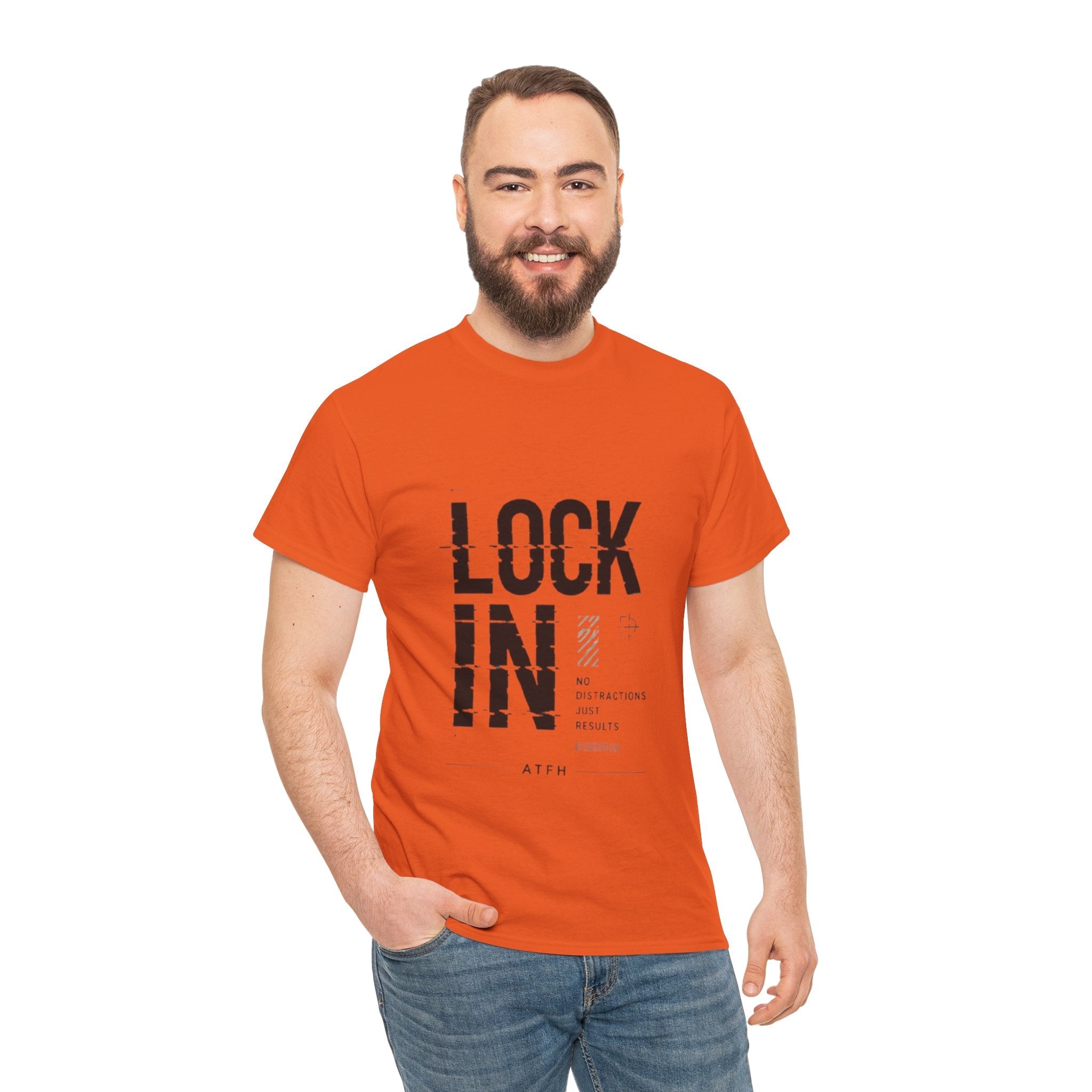 Lock In Tee — Minimalist Motivational Graphic T-Shirt Printify