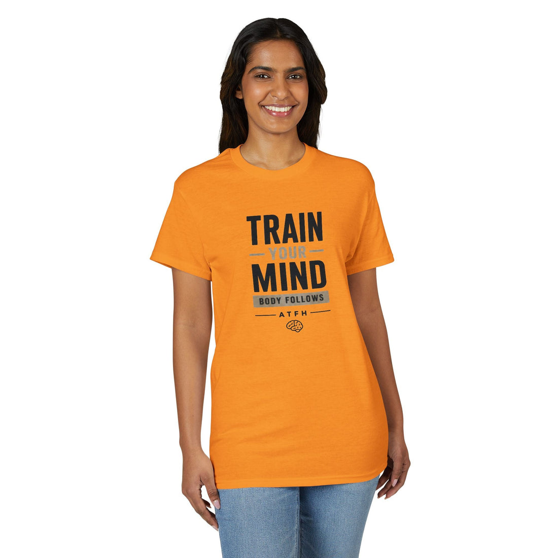 Train Your Mind T-Shirt — Motivational Fitness Tee Printify