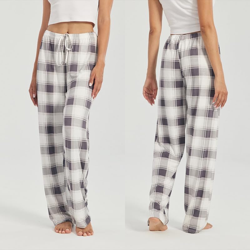 3PC or 5PC Women's Pajama Pants - Wide Leg Sleepwear, Lounge PJs