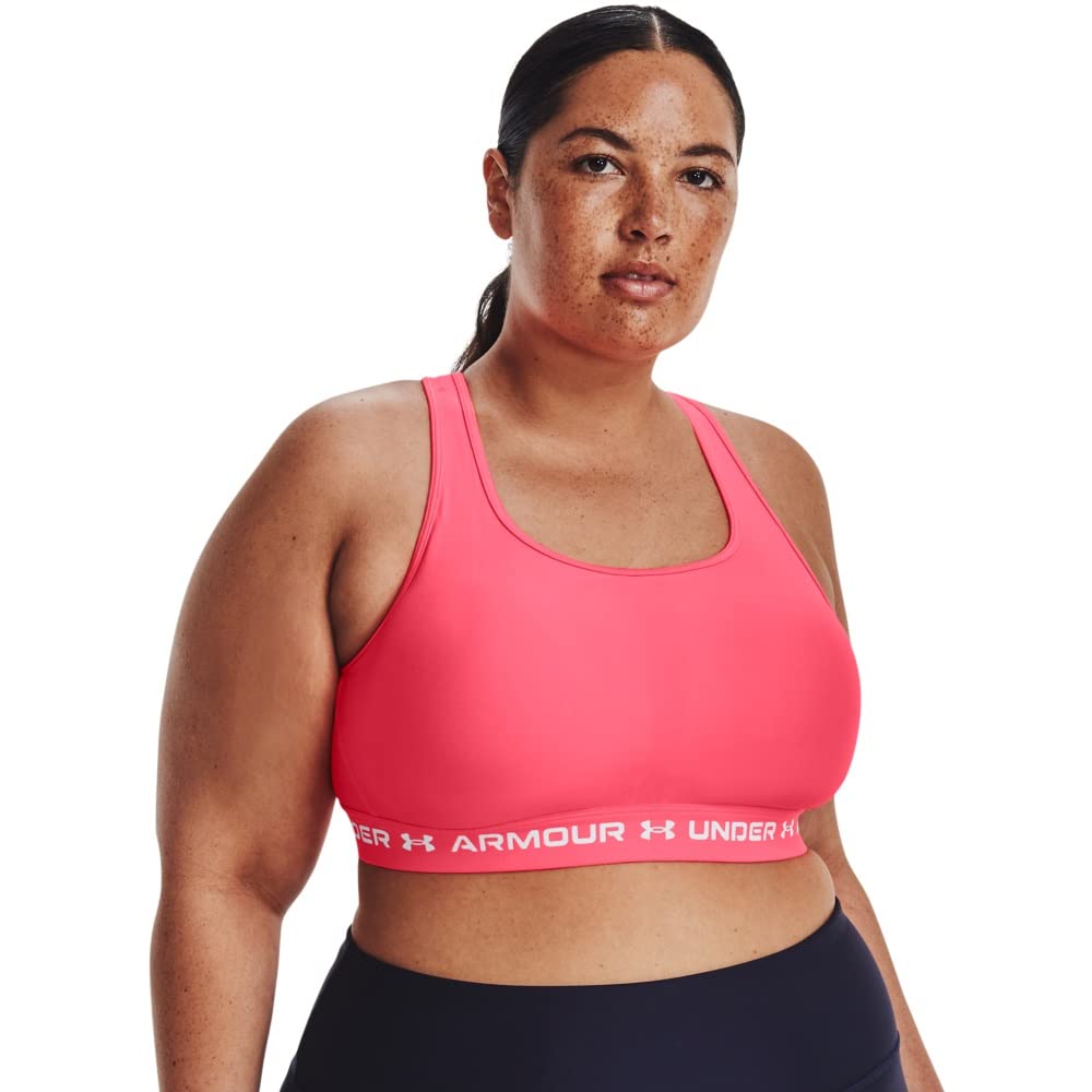 Under Armour Women's Crossback Mid Impact Sports Bra