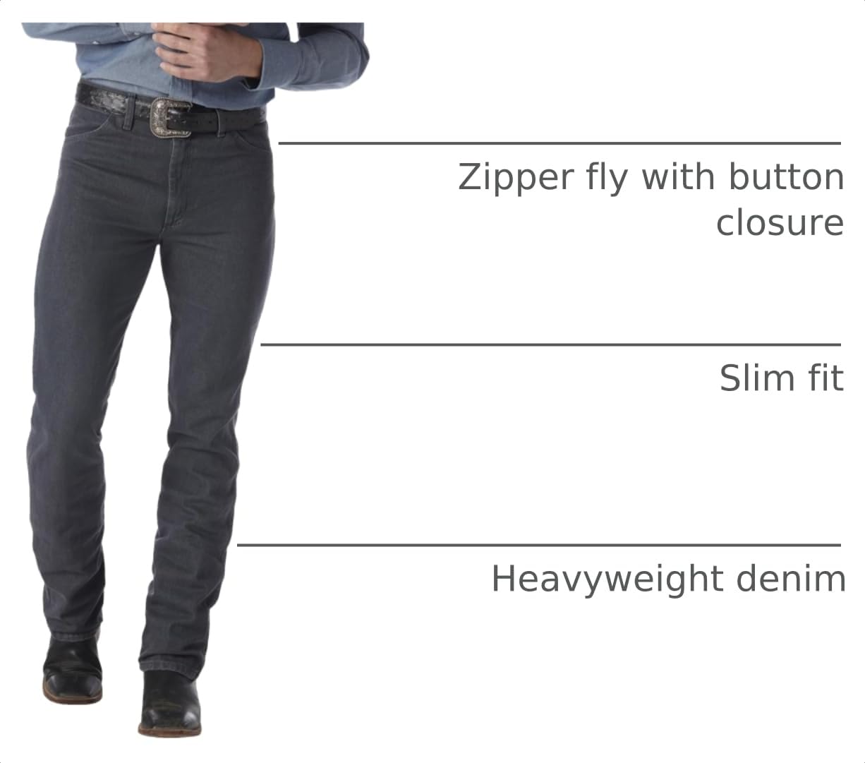Wrangler Men's 0936 Cowboy Cut Slim Fit Jean