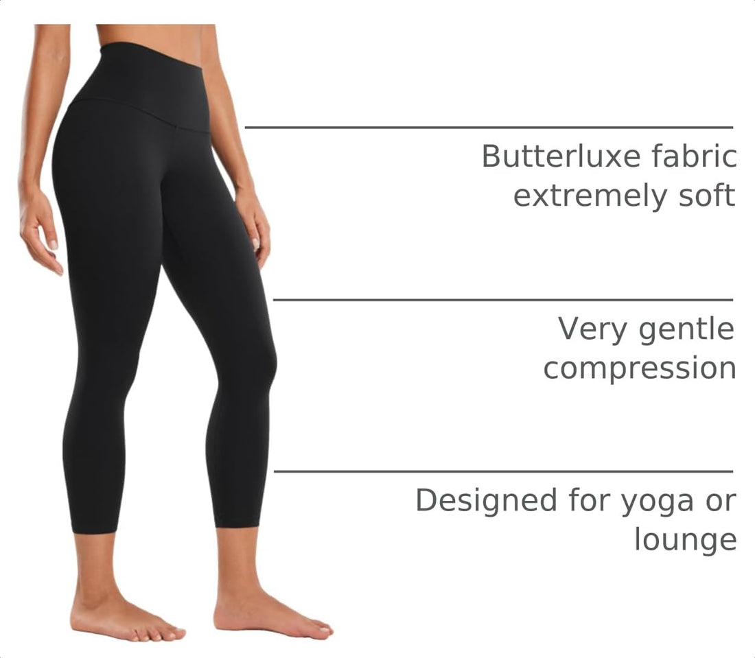 CRZ YOGA Butterluxe Capris 23'' | Extremely Soft, Gentle Compression, Yoga, High Waisted, for Women