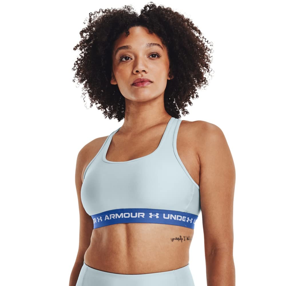 Under Armour Women's Crossback Mid Impact Sports Bra
