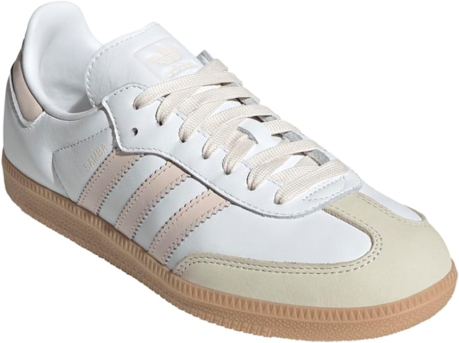 adidas Womens Samba Og Lace Up Sneakers Shoes Casual - White