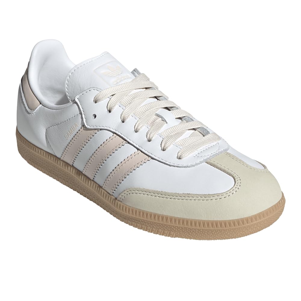 adidas Womens Samba Og Lace Up Sneakers Shoes Casual - White