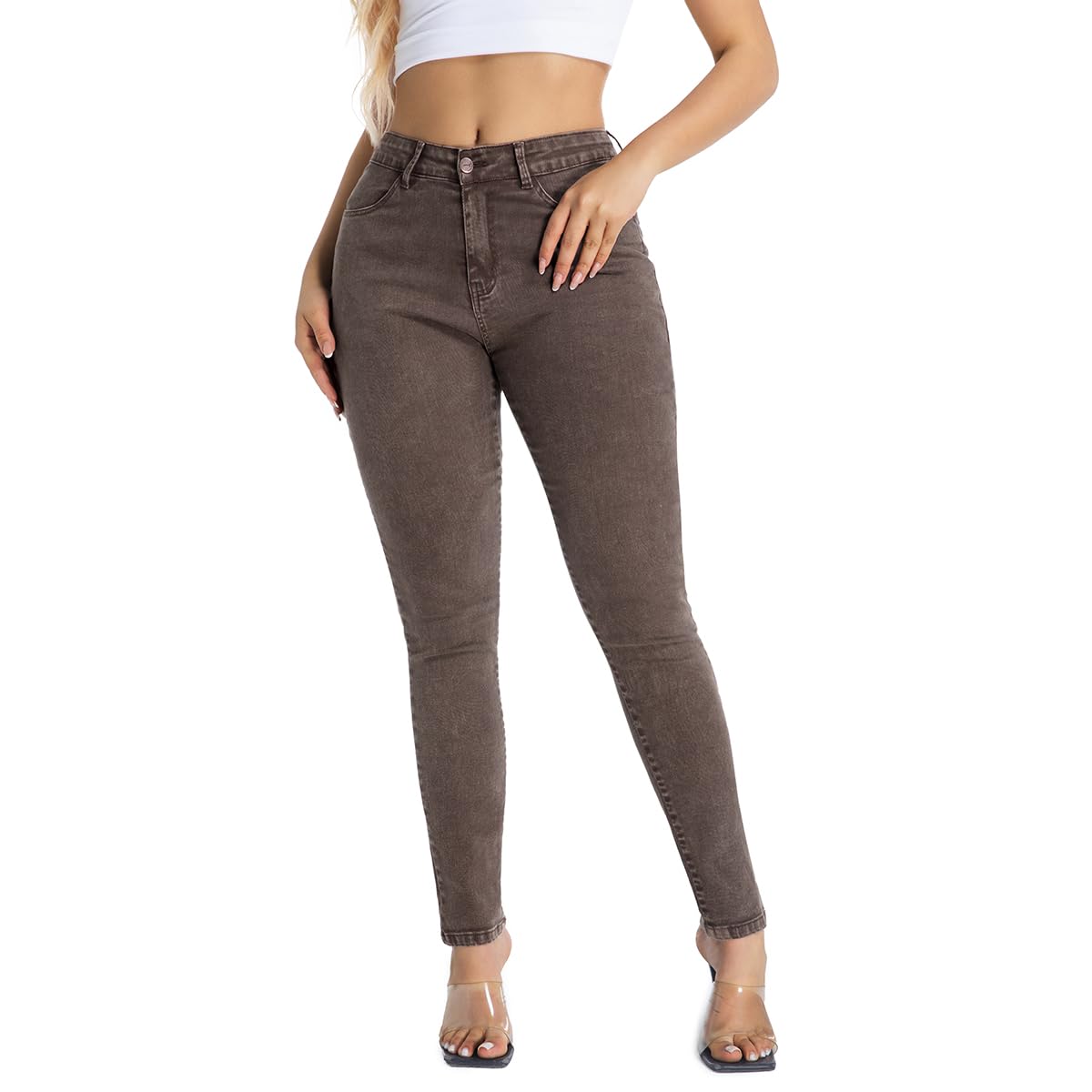 FISCLOSIN Women Colombian Design,Butt Lift,Sexy Skinny Jeans,Stretch Denim Pants