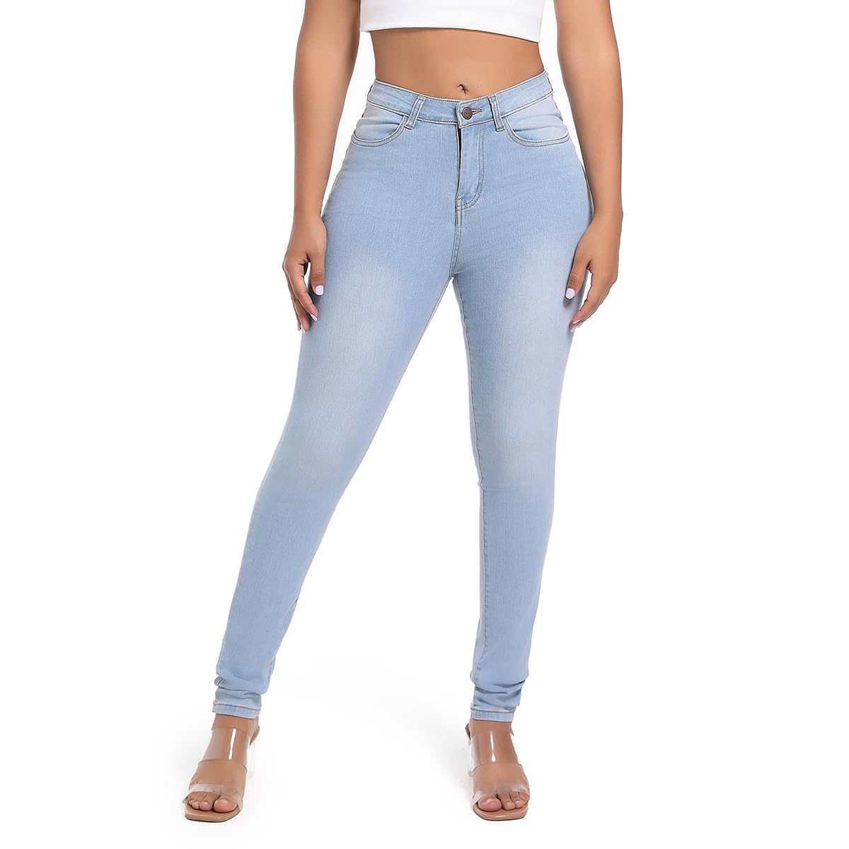 FISCLOSIN Women Colombian Design,Butt Lift,Sexy Skinny Jeans,Stretch Denim Pants
