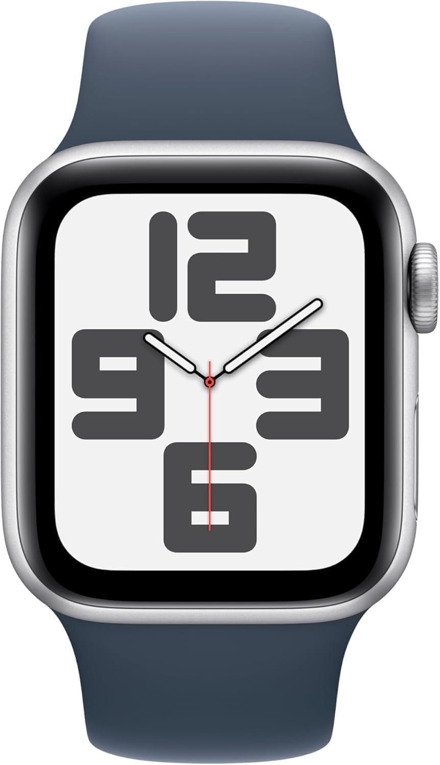 Apple Watch SE (2nd Gen) (GPS + Cellular, 40mm) - Starlight Aluminum Case with Starlight Sport Band, S/M (Renewed)